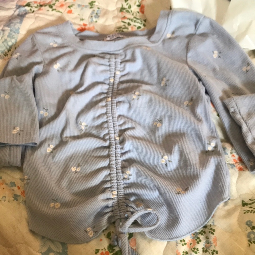 blue arizona long sleeve top